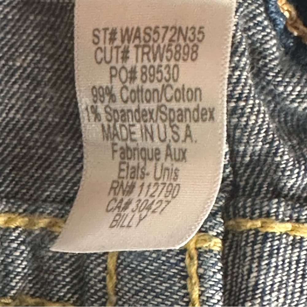 True Religion Billy World Tour Diamond Jeans Women’s SZ 28 - Picture 11 of 11